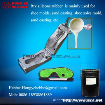 liquid silicone rtv shoe sole mold making